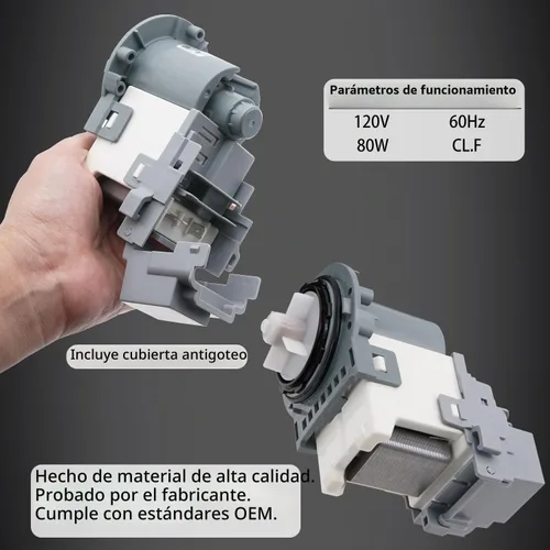 Vista 5 de DC68-03172B-03 DC68-03172C Motor de la bomba de drenaje de la lavadora para la lavadora SAMSUNG