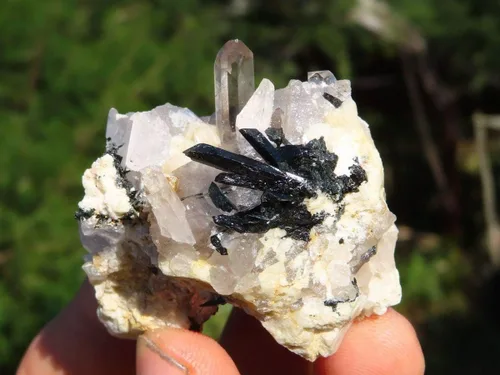 Vista 5 de Colección de minerales, cristales y rocas: auténticos minerales de África (Aegerina en ortolasa)