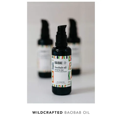 Vista 6 de Aceite de baobab orgánico Hidratante para cabello y piel Apto para microbiomas Prensado en frío y elaborado en el medio silvestre Vegano