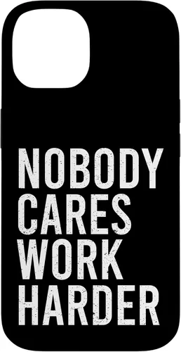 Vista 4 de Funda de regalo para iPhone 13 Nobody Care Work Hard Actitude Grit Hustle Success