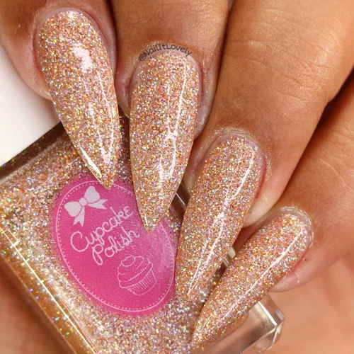 Vista 8 de Beauty is Everywhere - Esmalte de uñas con purpurina Nude Holo de Cupcake Polish
