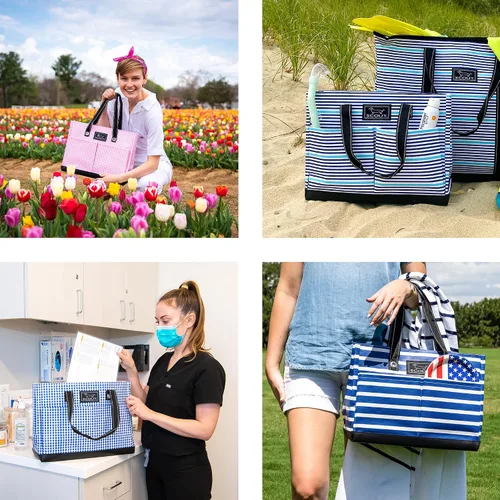 Vista 2 de SCOUT - Bolso de mano Uptown Girl ligero con 4 bolsillos exteriores