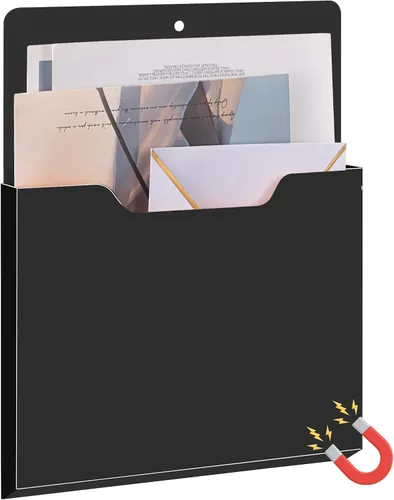 Vista 14 de Feifeiya Soporte magnético para archivos, 13.8 x 8.3 pulgadas, horizontal Negro