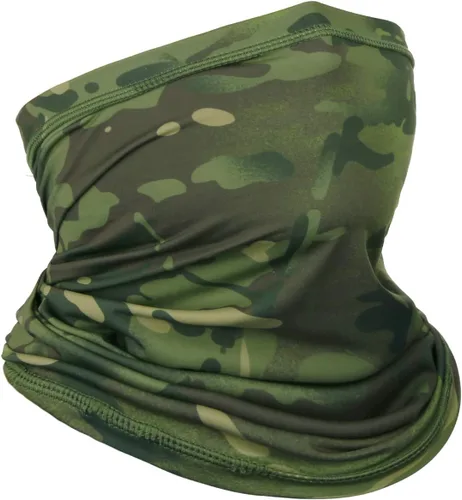 Vista 23 de Achiou Cooling Neck Gaiter Face Cover Scarf, UV Protection Mask for Men and Women,Soft Windproof, Hiking Cycling Running