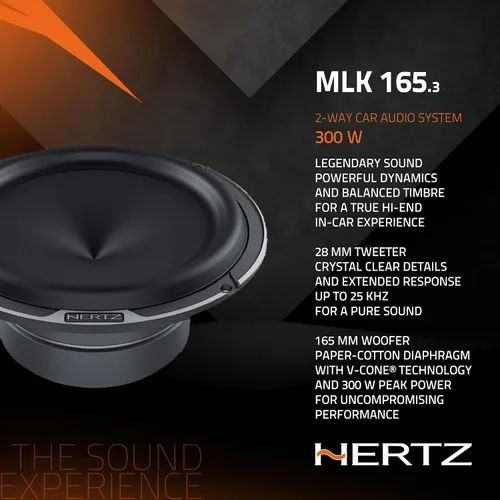 Vista 4 de HERTZ Mille Legend Series MLK-1653 6.5" Sistema de altavoces de dos vías Legend