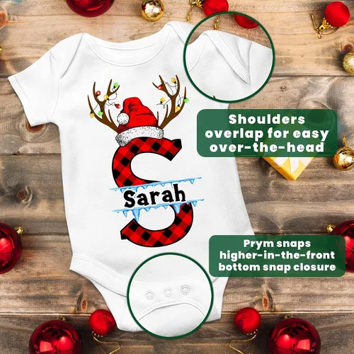 Vista 8 de Camiseta de Navidad personalizada a juego para la familia, trajes personalizados de la familia de Navidad, camisetas de Navidad personalizadas