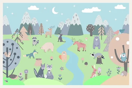 Vista 8 de Hippypotamus Manteles individuales desechables para bebé, paquete de 45 manteles individuales sin BPA para niños y niños pequeños, tapete de viaje