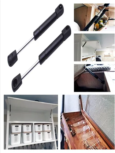 Vista 3 de munirater 7 pulgadas 80N/18 libras soporte de elevación Strut Spring Shock Toolbox tronco escotilla montaje tapa universal, juego de 2