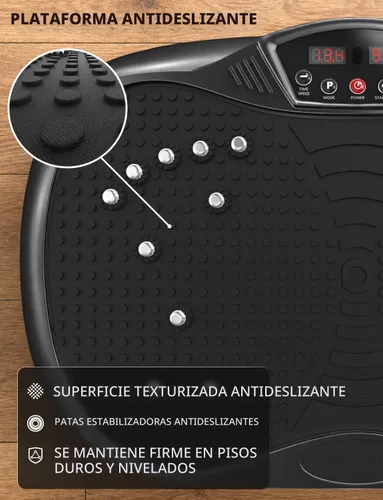 Vista 9 de Placa de vibración de cuerpo entero para drenaje linfático, 990 niveles de Negro
