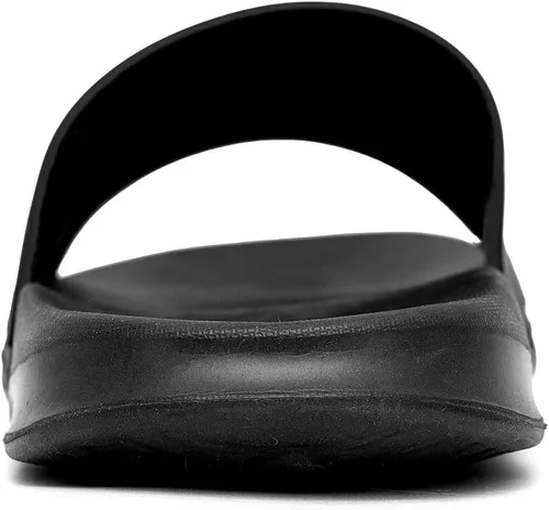Vista 3 de Nautica Sandalias deslizantes de punta abierta para hombre - Cómodas pantuflas de ducha para interiores y exteriores Negro-bower Mono