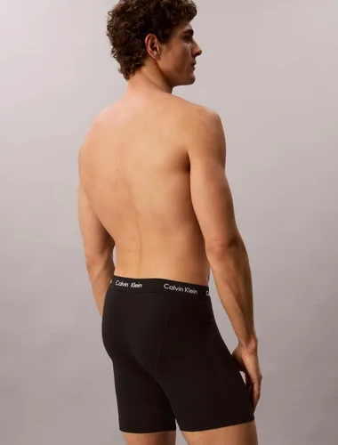 Vista 6 de Calvin Klein Calzoncillos tipo bóxer elásticos de algodón para hombre (3 unidades)