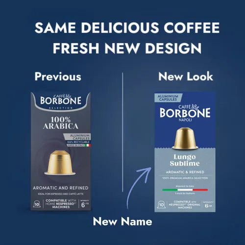 Vista 5 de Caffè Borbone Cápsulas de aluminio 100% arábica compatibles con máquinas originales Nespresso, tostado medio, 100