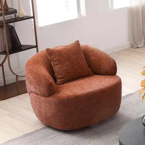 Vista 16 de WILLIAMSPACE Sofá curvado de 101 pulgadas, moderno sofá boucle tapizado de gran tamaño con 4 almohadas, sofá de peluche de 4 asientos para sala