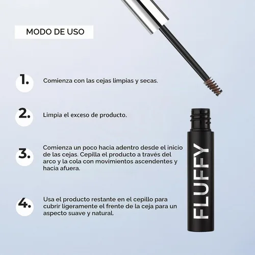 Vista 4 de Wunderbrow Cera esponjosa para cejas, 16 horas de duración, a prueba de manchas y resistente al agua, tono: negro/marrón