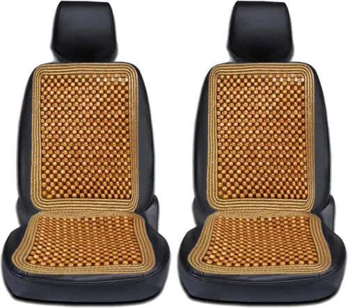 Vista 11 de VaygWay Cojín de Asiento Cómodo con Cuentas de Madera – Cubierta de Asiento de Automóvil Cómoda con Cuentas de Madera – Cubierta Fresca de Masaje