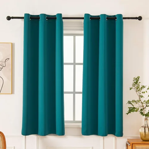 Vista 56 de Pickluc - Paneles de cortinas opacas con ojales, cortinas para bloquear la luz para el dormitorio, aisladas térmicamente, reducción de ruido