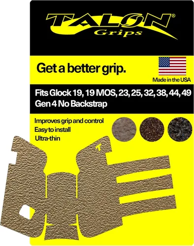 Vista 17 de Talon Grips - Agarre adhesivo para Glock 19, 19 MOS, 23, 25, 32, 38, 44, 49- Fabricado en los Estados Unidos - Fácil instalación, ultrafino