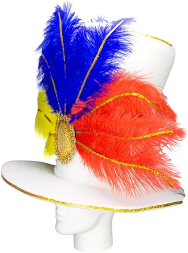 Vista 108 de Foam Party Hats: Feathers Princess Crown – Handmade Fancy Feather Crown for Weddings, Parties & Costumes