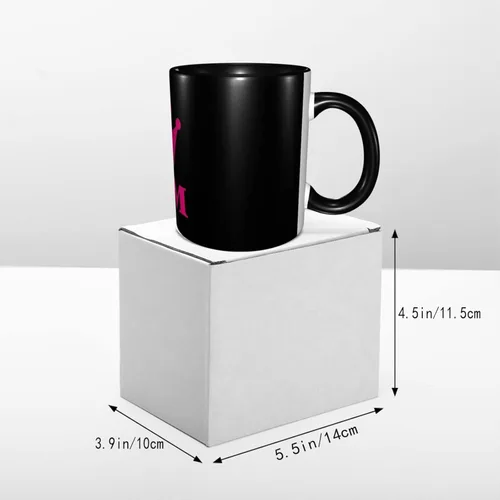 Vista 6 de Taza de café con texto en inglés "Mom Is The Most Beautiful", tazas de té, tazas de café, tazas de café de cerámica para mujeres, hombres, oficina