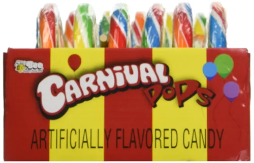 Vista 5 de Paleta gigante Carnaval Pop 5 onzas. 12 paletas.