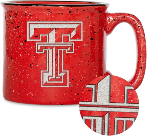 Vista 49 de Rico Industries NCAA Speckle 12oz Laser Engraved Campfire Mug