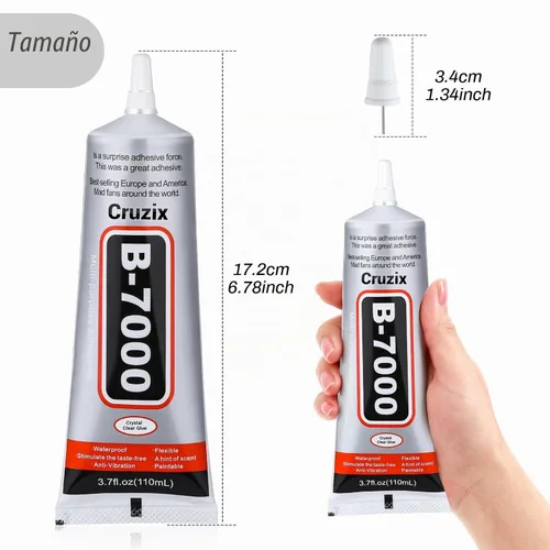 Vista 4 de B7000 - Pegamento para cuentas de joyería para hacer joyas, pegamento transparente de cristal 3.7 fl oz B7000+Plus pegamento superadhesivo multiusos