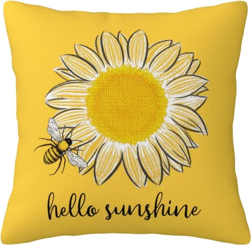 Vista 9 de Fundas de almohada de sol y luna de 18 x 18 pulgadas, suaves, bohemias, exóticas, color negro y blanco, fundas de almohada para sofá, silla Color: 14