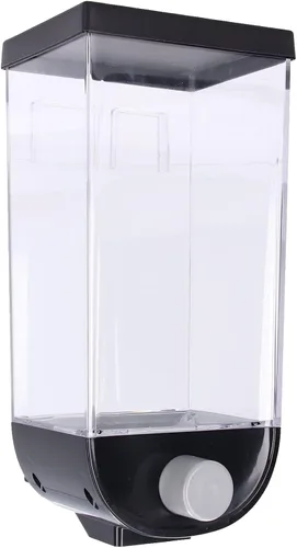 Vista 9 de Cyrank Dispensador de arroz, dispensador de cuentas de lavandería para colgar en la pared, contenedor de almacenamiento de alimentos secos