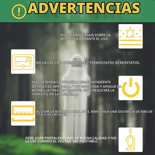 Vista 6 de LUCKY HERP Bombilla UVA UVB para pájaros 2.4 UVB 20W lámpara fluorescente compacta para todo tipo de aves cautivas