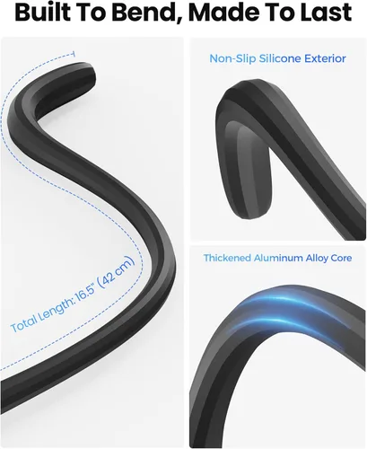 Vista 7 de Soporte flexible para cinta de correr, soporte magnético de cuello de cisne para teléfono celular compatible con MagSafe, iPhone 17-12 y Android