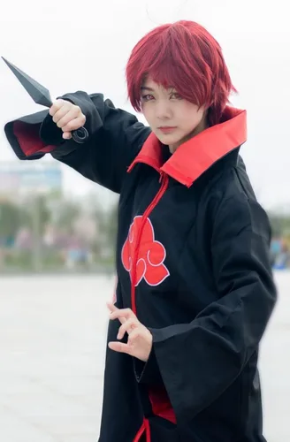 Vista 7 de Disfraz de ninja para niños Halloween cosplay bata larga uniforme con accesorios