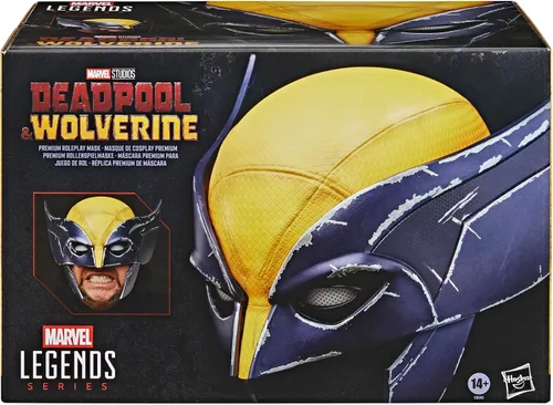 Vista 2 de Máscara de juego premium de Marvel Legends Series Wolverine, colección de accesorios de película para adultos