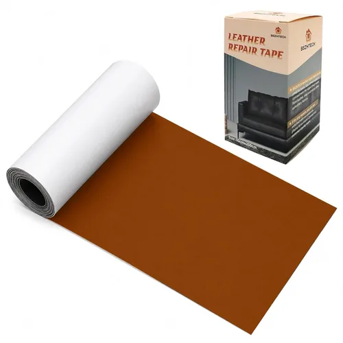 Vista 36 de BSZHTECH Cinta de reparación de cuero, parche de reparación de cuero autoadhesivo para sofás, muebles, sofás, asientos de automóvil, kit avanzado