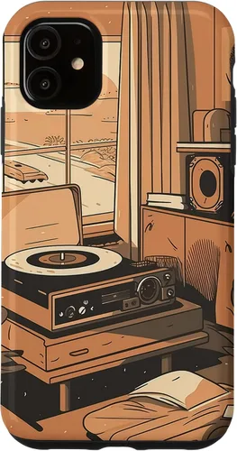Vista 8 de Lofi Aesthetic Vinyl Music Minimal Calm Nostalgic Art Case for iPhone 16