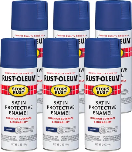 Vista 143 de Rust-Oleum 7776830 - Pintura en aerosol para prevención del óxido, 12 onzas, negro plano