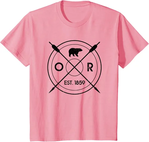 Vista 46 de Oregon Beaver State Bear OR Est. 1859 - Camiseta de regalo, gris, S