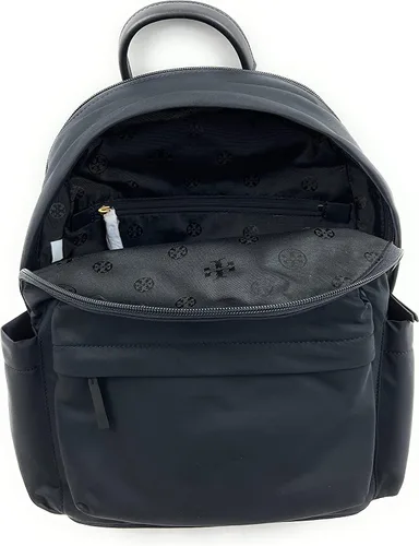 Vista 5 de Tory Burch 88368 - Mochila de nailon Ella para mujer, Negro -, Mochilas Daypack