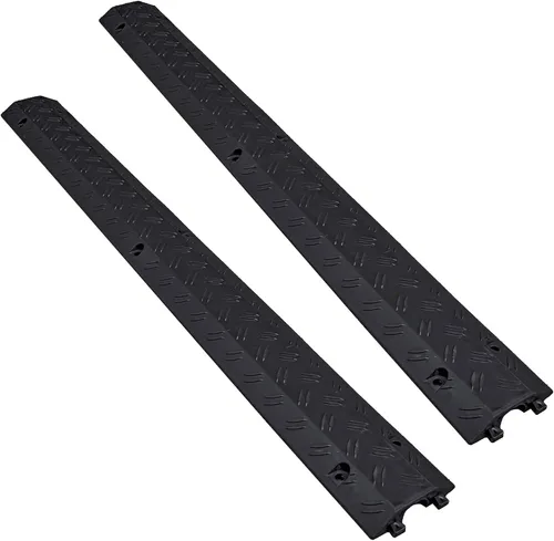 Vista 2 de Drop Trak protectores de cables y mangueras negro (Black - 1 Piece)