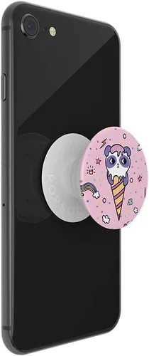Vista 3 de PopSockets: PopGrip - Soporte extensible y agarre con una parte superior intercambiable para teléfonos y tabletas - Sugar Bear