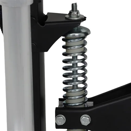 Vista 4 de waltyotur 15-23 pulgadas de yeso zancos grado ajustable de aluminio herramienta de zancos para pintar o limpiar - negro