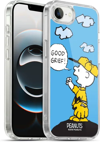 Vista 183 de Head Case Designs Funda de gel suave con licencia oficial de Peanuts Autumn Charlie Brown compatible con Apple iPhone 7 Plus/iPhone 8 Plus