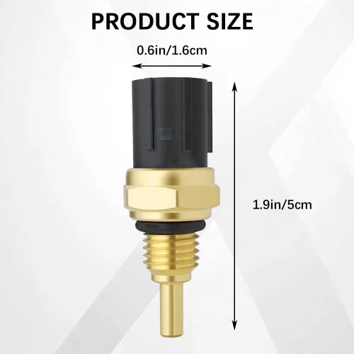 Vista 2 de Sensor de temperatura de aceite, sensor de temperatura del refrigerante del motor, emisor de temperatura de aceite diferencial de reemplazo, unidad