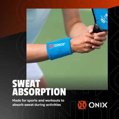 Vista 3 de ONIX Pulsera de absorción de sudor de pickleball
