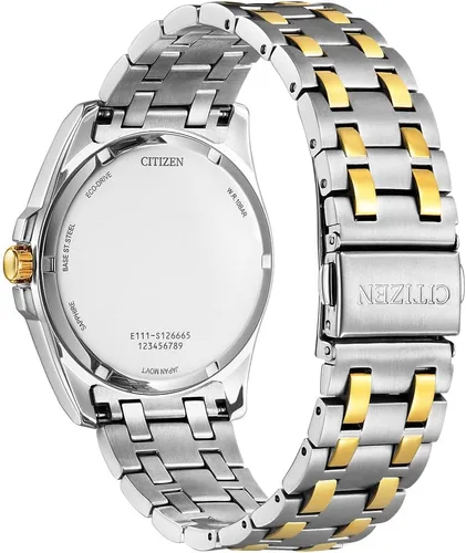 Vista 3 de Citizen Reloj de dos tonos Eco-Drive Corso para hombre 1.614 in BM7534-59A, Movimiento de cuarzo
