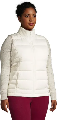 Vista 3 de Lands' End - Campera acolchada, Chaleco ligero con relleno para mujer, ropa de abrigo.