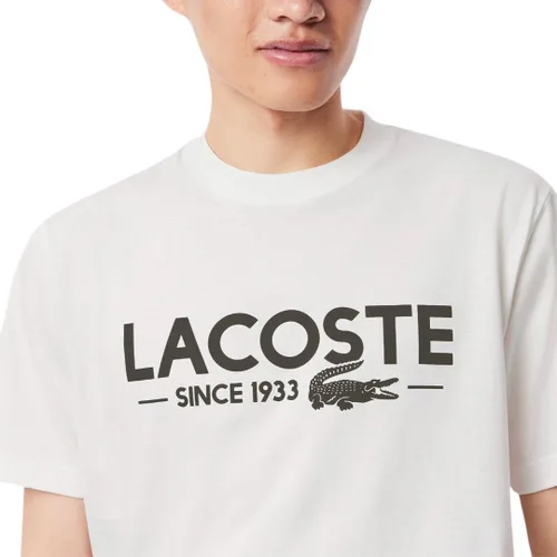 Vista 2 de Lacoste Men's Printed Cotton T-Shirt