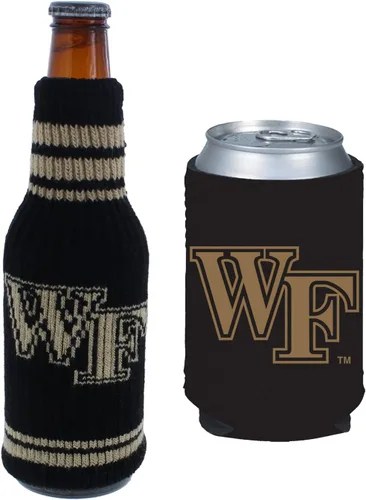 Vista 118 de College Team Color Logo Can & Bottle Holder Insulator Beverage Cooler Set