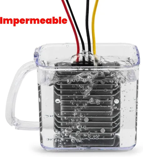 Vista 6 de Convertidor de aumento de voltaje CC, 12 V escalón hasta 24 V 3 A 72 W, convertidor de módulo de fuente de alimentación transformador de impulso