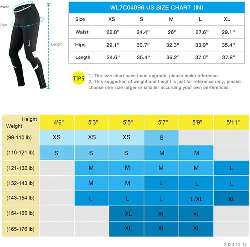 Vista 6 de Santic Winter Women's Cycling Pants 4D Padded Windproof Fleece Lined Bicycle Leggings