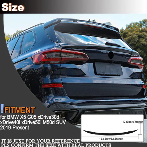 Vista 5 de Alerón trasero para BMW X5 G05 2019-2025
